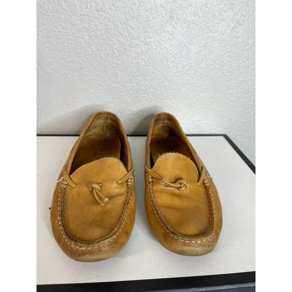 Mercanti Fiorentini MF-3200 Brown Leather Driving Moccasin Loafer Women's 6 B‎